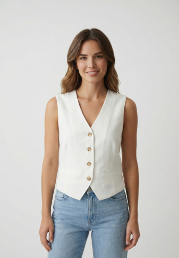 Gilets sans manche only ita bright white