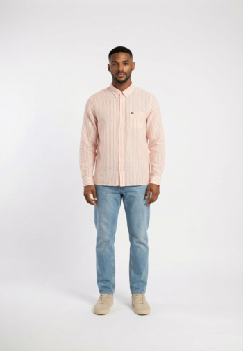 Chemise lacoste ch6985 tim miami/farine