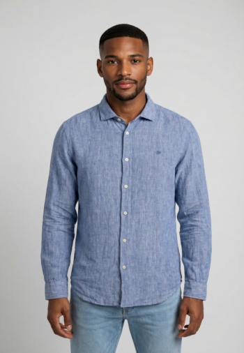 Chemise superdry riviera j9c french blue chambray