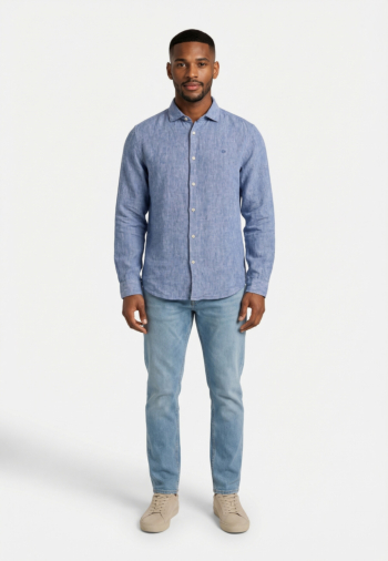 Chemise superdry riviera j9c french blue chambray
