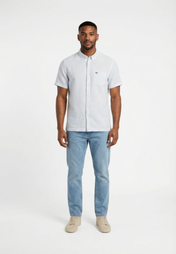 Chemise manches courtes lacoste ch8061 29i phoenix/farine