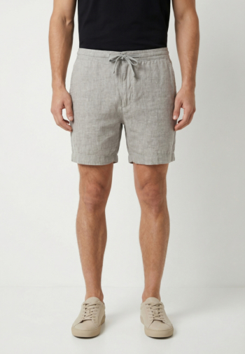 Shorts bermudas superdry merchant j1z ash grey chambray