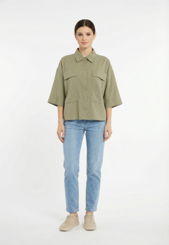 Chemisier yes zee g210 ev00 0916 verde salvia