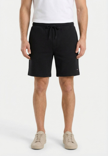 Shorts bermudas tommy jeans s flag beach bds black