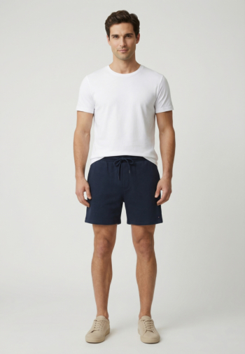 Shorts bermudas tommy jeans s flag beach c1g dark night navy