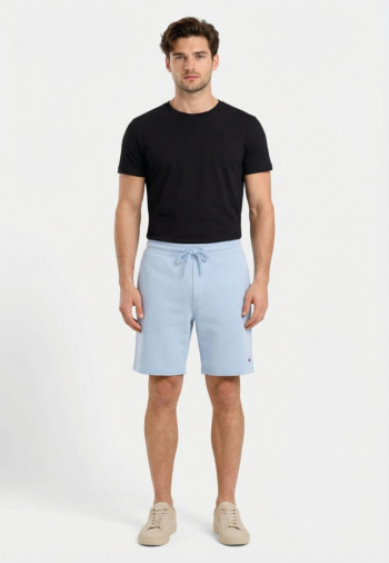 Shorts bermudas tommy jeans s flag beach c3q sweet blue