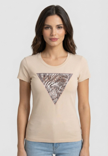 Tee shirt guess jeans zebra g1m5 pearl oyster