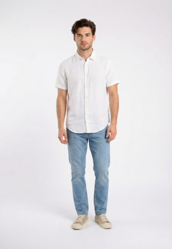 Chemise manches courtes superdry riviera 01c optic