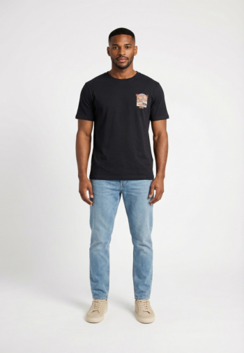 Tee shirt heroseven quai du port navy