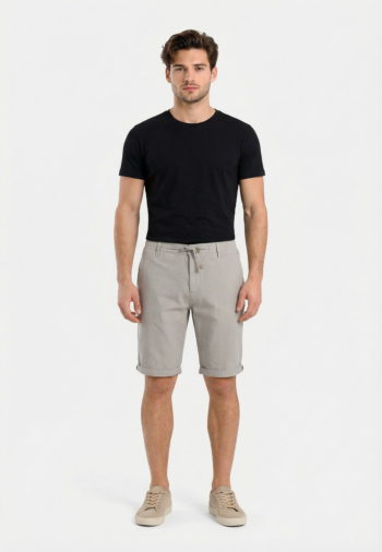 Shorts bermudas Benson & Cherry brake gris