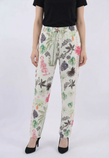 Pantalons only lisa-hollie cloud dancer leaves