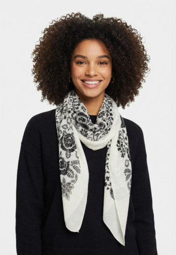 Foulards Le Temps Des Cerises benda 1001  white