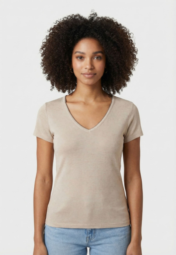 Tee shirt sun valley pecetto 1011 sable