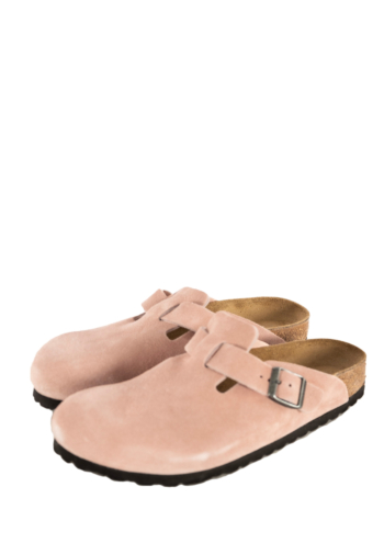 Sandales - nu-pieds birkenstock boston leve narrow pink clay