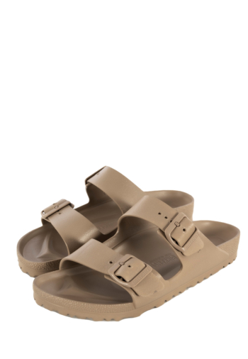 Sandales - nu-pieds birkenstock arizona eva narrow gray taupe