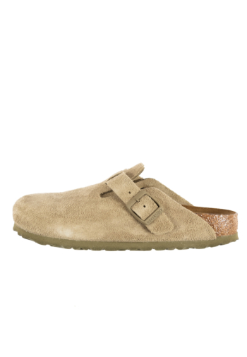 Sandales - nu-pieds birkenstock boston leve narrow faded khaki