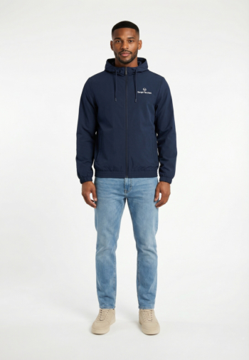 Sweat sergio tacchini carson ripstop 6001-nav/wht