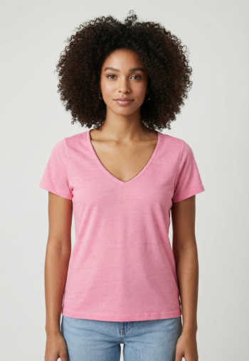 Tee shirt sun valley pecetto 7017 rose