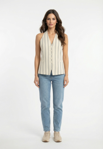 Gilets cardigans grace & mila winika rayure