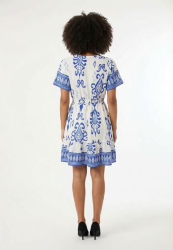 Robe only morrison cloud dancer blue ikat