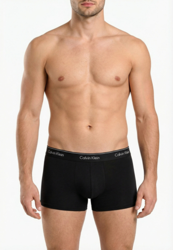 Calecons et slips calvin klein jeans trunk 3pk, tm6 3zg black w/ black wb/black w/ feel the