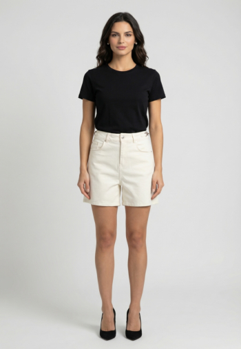 Short bermuda morgan 261-shoukim off white