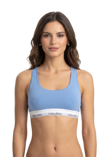 Brassieres calvin klein jeans unlined bralette c32 blue descent