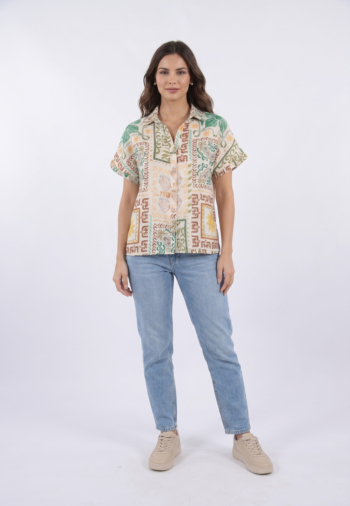 Chemisier manches courtes morgan 261-cuba.f multico