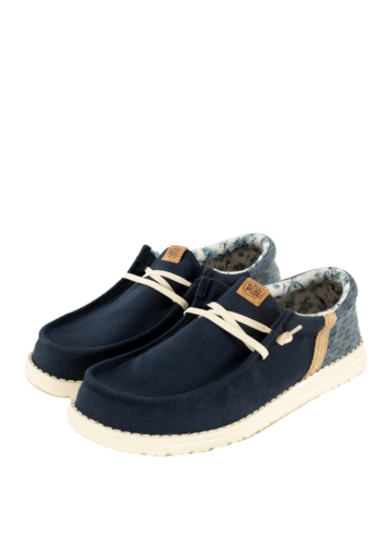 Chaussures bateau hey dude wally funk summer stitch 4ux navy blazer/multi