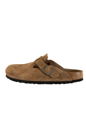 Sandales - nu-pieds birkenstock boston sfb leve narrow dark tea tonal fb