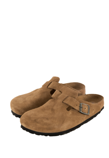 Sandales - nu-pieds birkenstock boston sfb leve narrow dark tea tonal fb