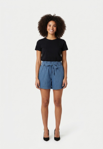 Short bermuda only bea smilla medium blue denim