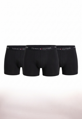 Calecons et slips tommy jeans 3p trunk dtm 0xk black/black/black