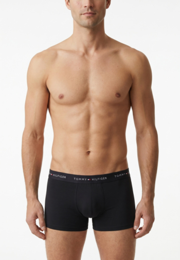 Calecons et slips tommy jeans 3p trunk dtm 0xk black/black/black