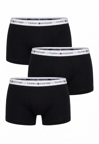 Calecons et slips tommy jeans 3p trunk wb 0xn black/black/black