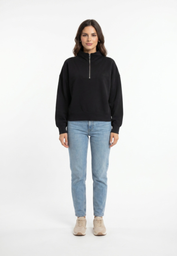 Sweat calvin klein jeans french terry stan ub1 black