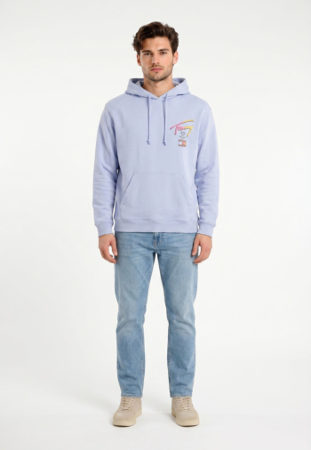 Sweat tommy jeans rlx signature hd c5r moonlight iris