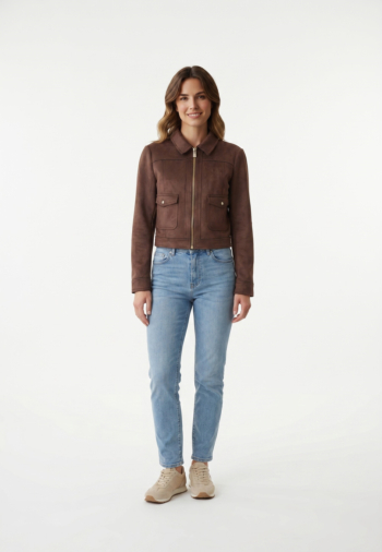 Blousons et vestes morgan 252-gliva marron
