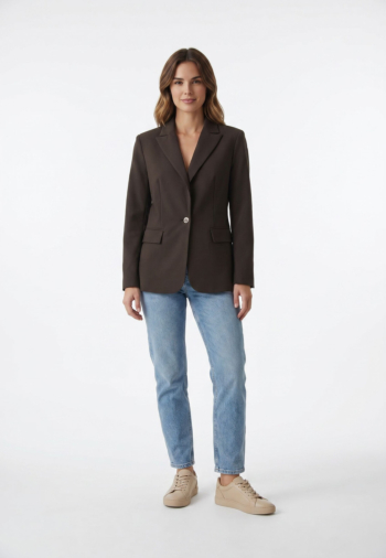 Blousons et vestes morgan 262-vchoc.f choco
