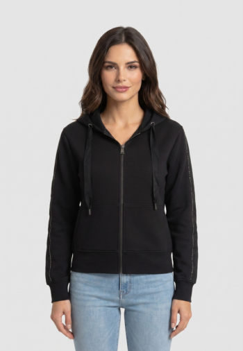Sweat guess jeans new hooded scuba jblk