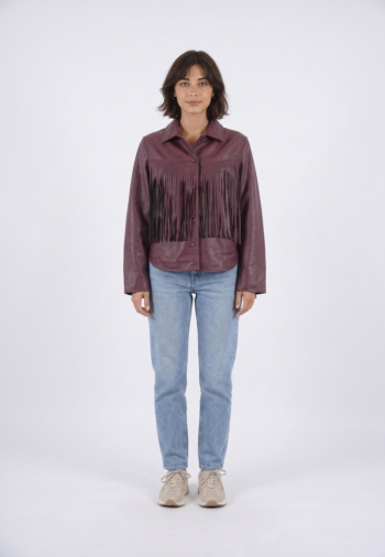 Blousons et vestes only tova fringe fig