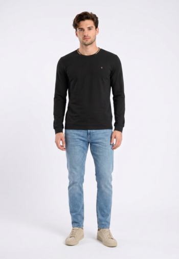 Tee shirt manches longues Benson & Cherry tutinlong noir
