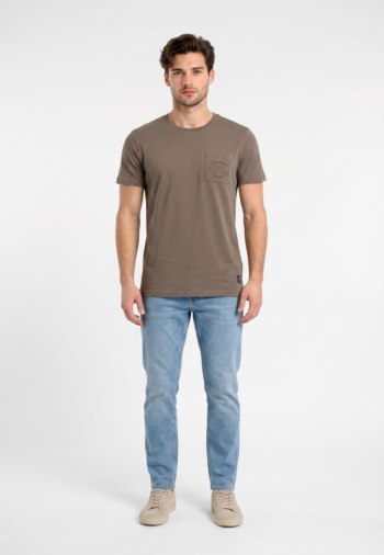 Tee shirt Le Temps Des Cerises sleck 1051 walnut