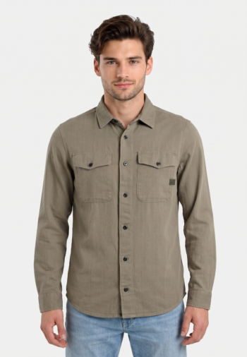 Chemise g star raw marine slim shamrock gd