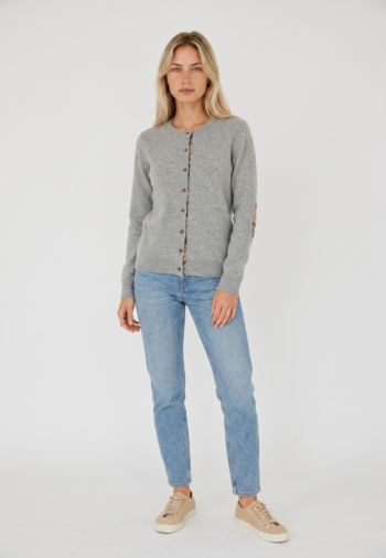 Gilets cardigans barbour pendle cardigan gy59 grey marl/birchwood tarta