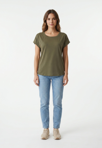 Tee shirt Le Temps Des Cerises petro 9676 moss