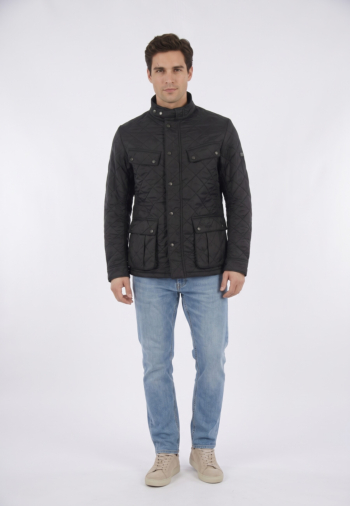 Blousons et vestes barbour b.intl ariel polarquilt bk91 black