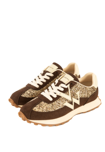 Baskets basses vanessa wu flow initials chocolat