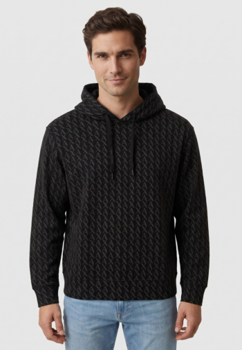 Sweat armani exchange xm001225 fc026 black / black allove