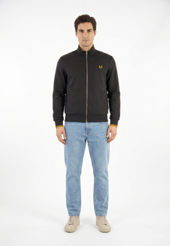 Sweat fred perry j3340 61c anchor grey
